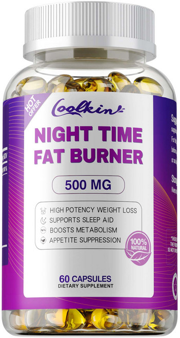 Coolkins 夜間燃脂膠囊 促進新陳代謝 幫助睡眠, 60組