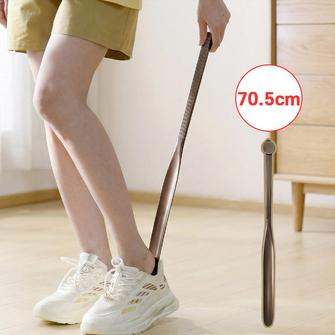 yullshop 롱 구두주걱 자석 현관문, 1개, 다크브라운