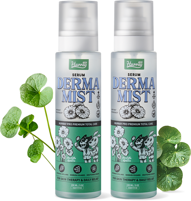 허레이 프로 강아지미스트 세럼 더마미스트 정전기방지, 2개, 150ml