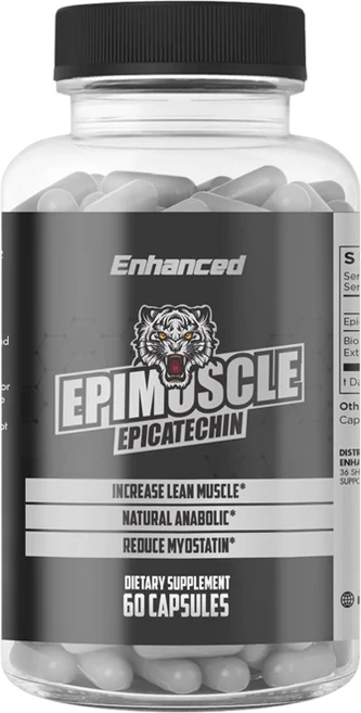 ENHANCED EPI MUSCLE - 내추럴 아나볼릭 천연 성분 에피카테킨 근성장 혈액순환, 1개, 60정 - 쿠팡