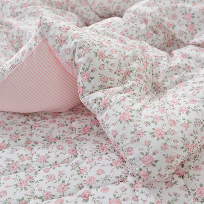 리틀로즈 마이크로 모달 봄 차렵이불 / SS Q / 봄가을겨울이불