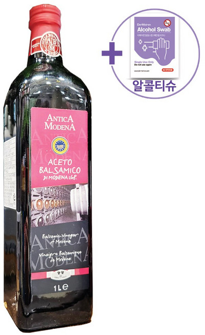 아세텀 발사믹 식초 1L (원산지 이태리) [에어캡포장] + 더메이런손소독제, 1개
