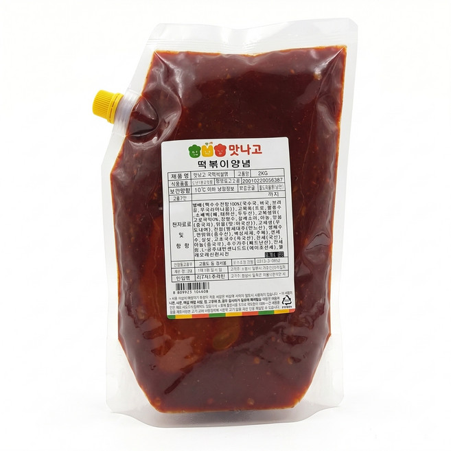 맛나고 떡볶이양념2kg, 1개, 2kg