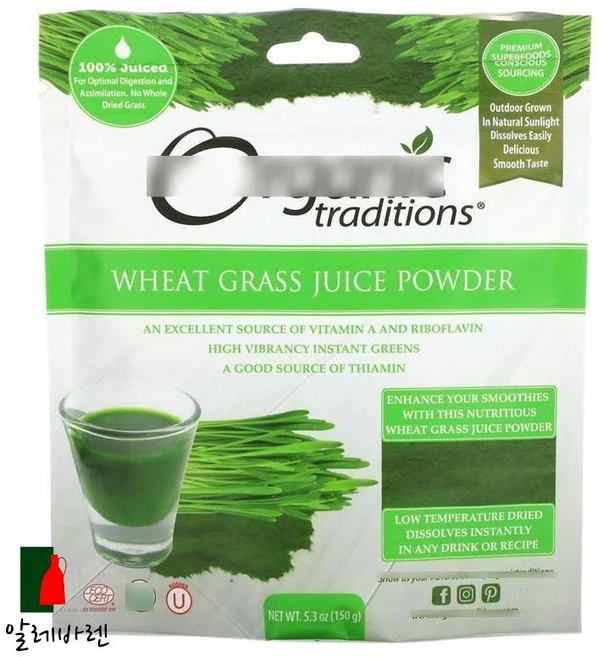 오가닉 트래디션스 밀싹즙 분말 150g(5.3oz), 150g, 1개 - 쿠팡