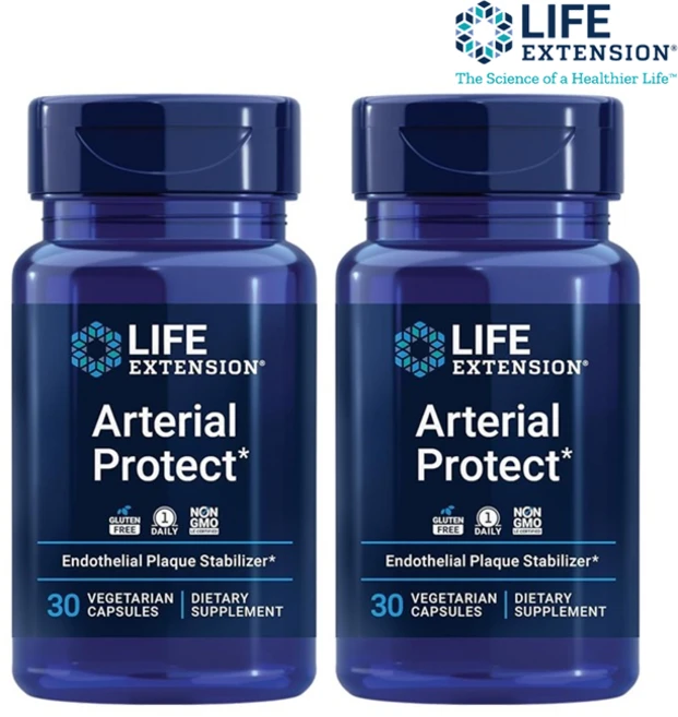 [Life Extension] [1+1] 라이프익스텐션 아테리얼 프로텍트 고약사 피크노제놀 30캡슐 Life Extension Arterial Protect, 2개, 30정 - 쿠팡