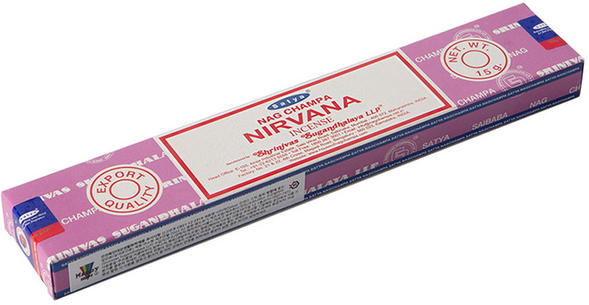 너바나 인센스 스틱 15g 사티야 나그참파 Nirvana
