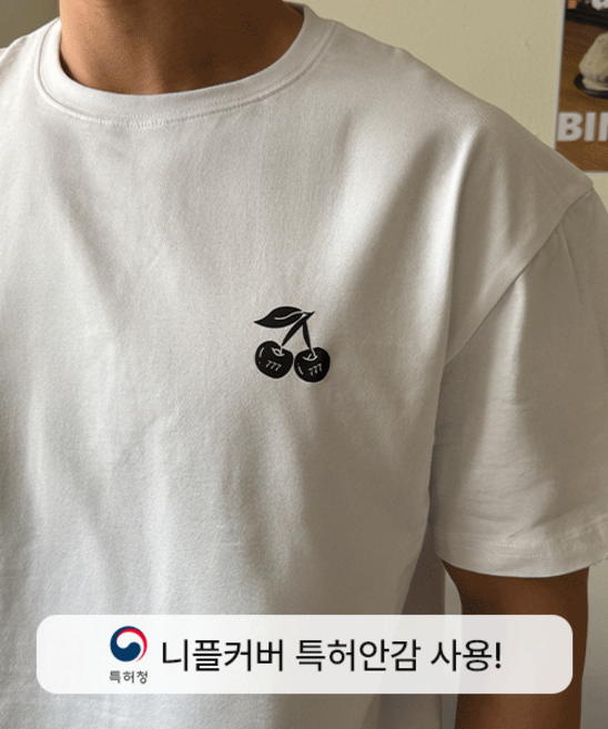 [빅사이즈 M-6XL] 꼭꼭숨티 쁘띠쁘띠 프린팅 반팔티 오버핏 그래픽 데일리 캐주얼 티셔츠