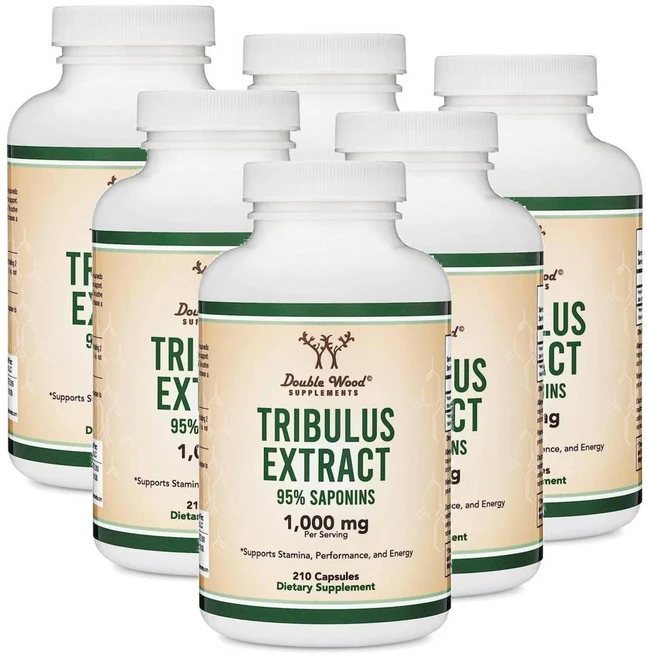 더블우드 남성 트리뷸러스 추출물 테라스트리스 1000mg Double Wood Tribulus Terrestris, 6개, 210정 - 쿠팡