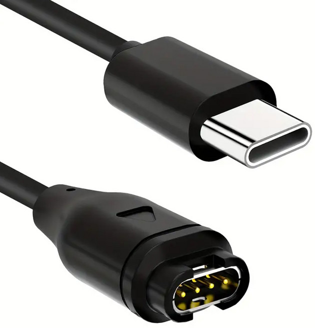 컴튜 가민 워치 호환 충전 케이블 1m, C타입, 1개