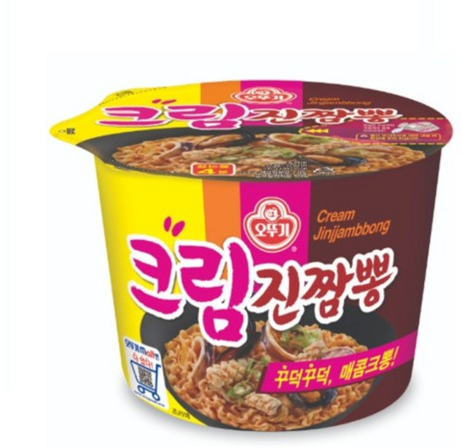 오뚜기 크림진짬뽕 용기 105g, 3개