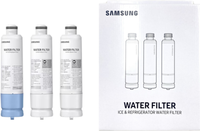 삼성 정품 양문형 정수기 냉장고 정수필터 RS80A5120M9 RS80T5190SL RS80T5190B4, 1개