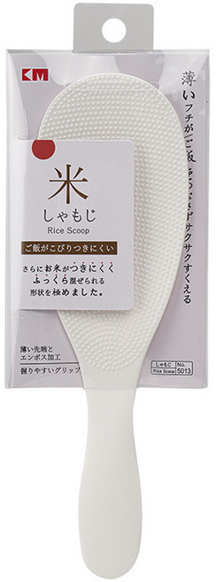 마나 키와미 밥주걱 일본 마르나 엠보싱 주걱, 화이트, 2개