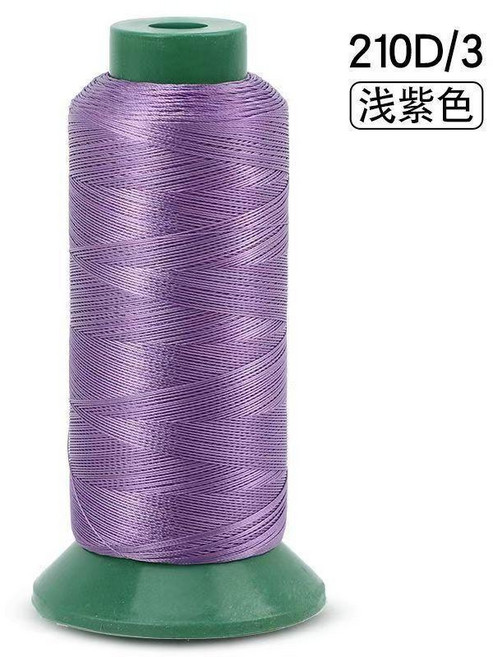 高強尼龍縫紉線, 10#紫色 210D/3股,110g, 1個
