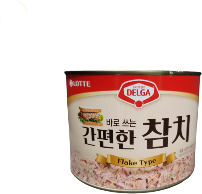 롯데웰푸드 참치캔 1880g 김밥 비빔밥 찌개 간편한 참치 식당 식자재, 1개, 1.88kg