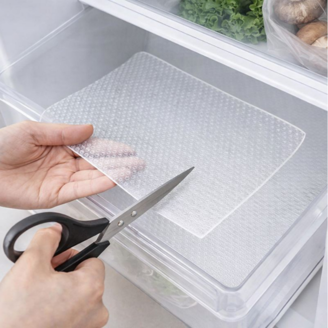 삼바쓰 두꺼운 EVA 냉장고 방수 시트 서랍 선반 재단용, 1개