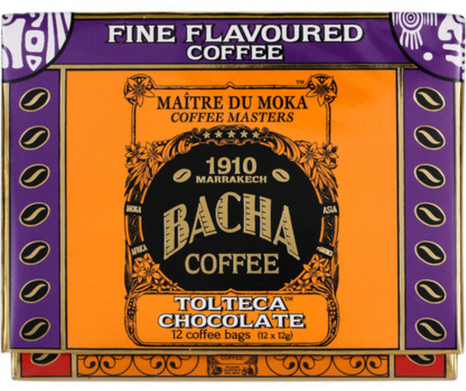 BACHA COFFEE 토테카 초콜릿 커피 기프트박스, 12개입, 1개, 12g