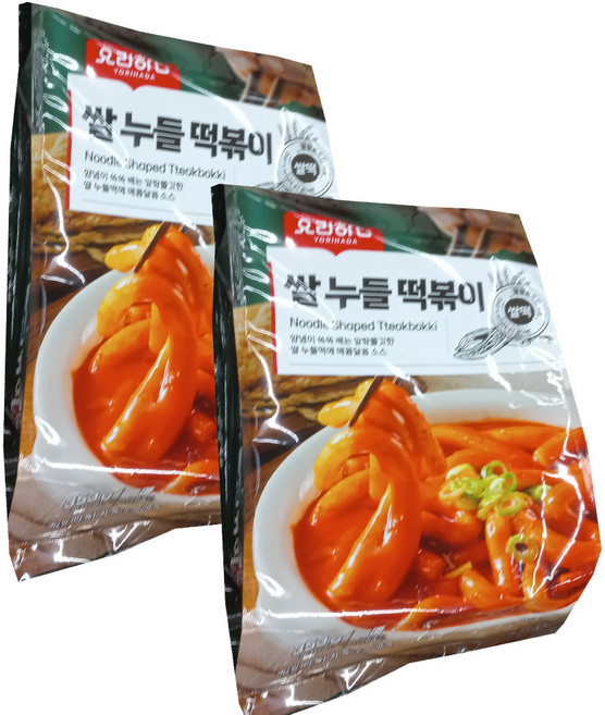 요리하다 쌀누들 떡볶이 아이스포장, 2개, 353g