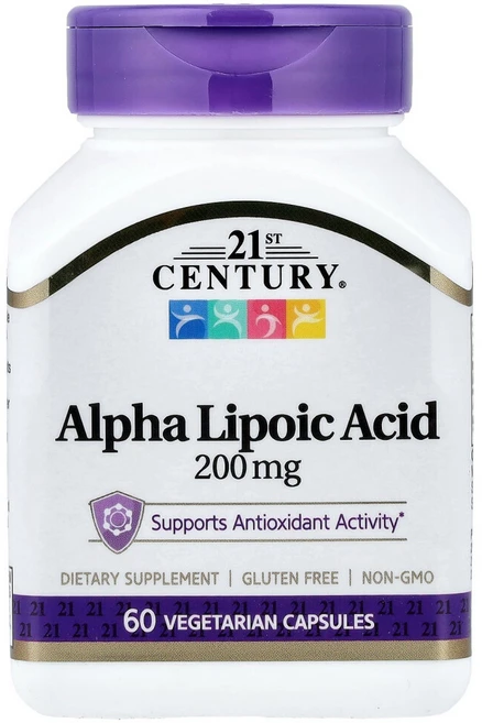 21세기 Alpha Lipoic Acid 알파리포 산 알파 리포산 200 mg 60캡슐, 1개, 60정 - 쿠팡