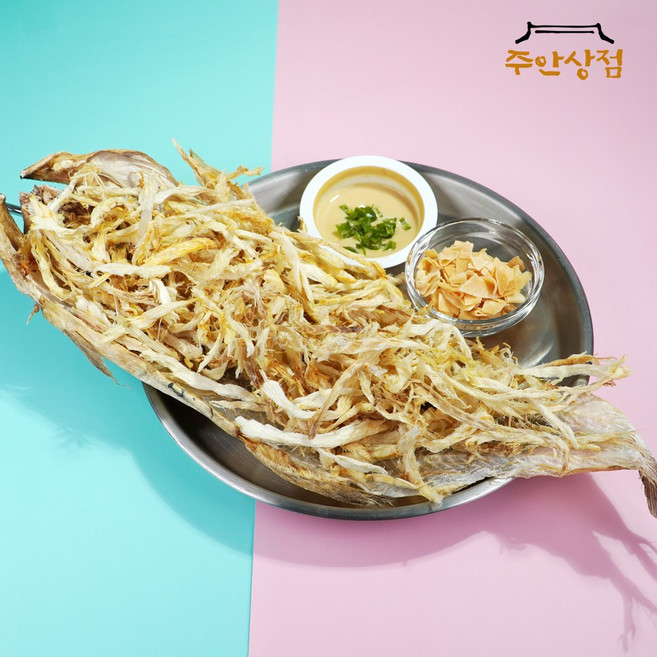 건어물 도매물 주안상점 수작업 업소용 손질먹태 120g, 1개