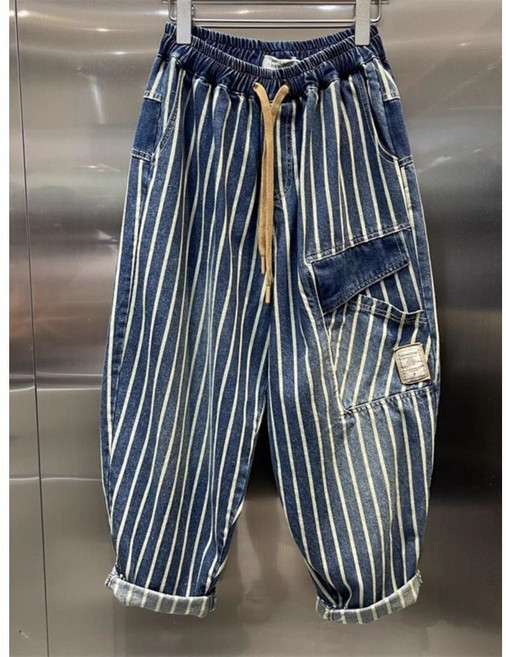 남성 남자카고바지 남자청바지 빅사이즈바지 팬츠 데님팬츠 남자배기팬츠 밴딩팬츠 항아리바지