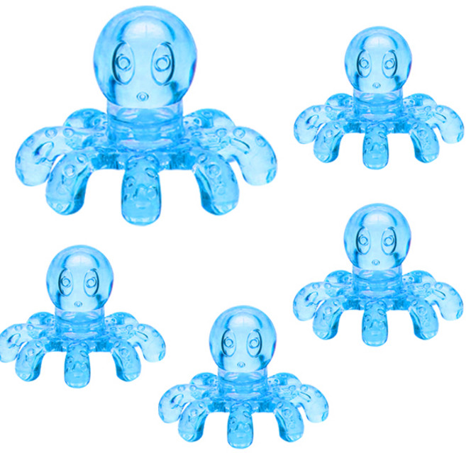 [5개 묶음]사구마트 문어발마사지기-5개 허벅지 마사지, 블루, 5개