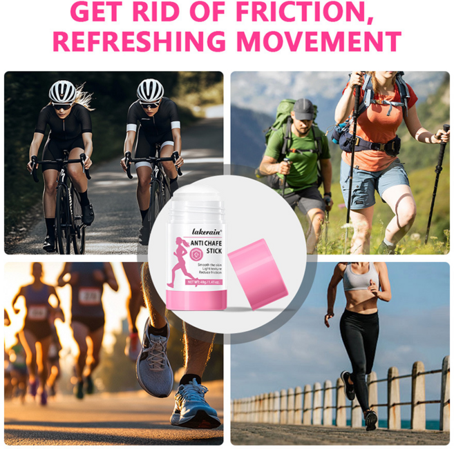 피부 쓸림방지 크림스틱 허벅지 겨드랑이 사타구니 마찰 보호 밤 ANTI CHAFE STICK, 1개, 40g