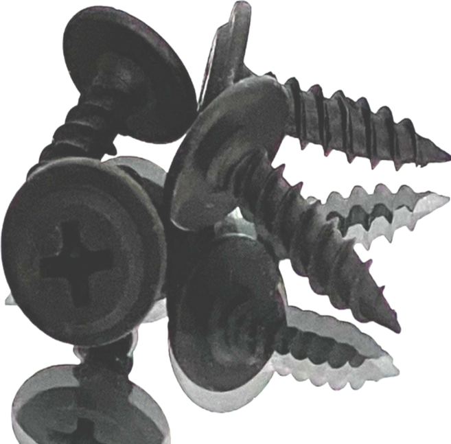 스틸하우스용 모드외날 와샤붙이 평머리 나사 백색 흑색 #8(4.2mm) 16mm~25mm, 1000개