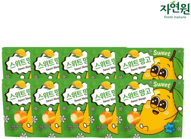 자연원 소포장 스위트망고 150g x 10팩, 단일옵션, 10개