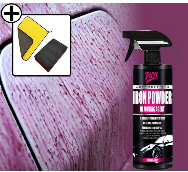 하비앤하트 고성능 자동차 철분 제거제 클레이바 세차타올 세트 패키지 차량용 아이언 리무버, 1개, 500ml - 쿠팡