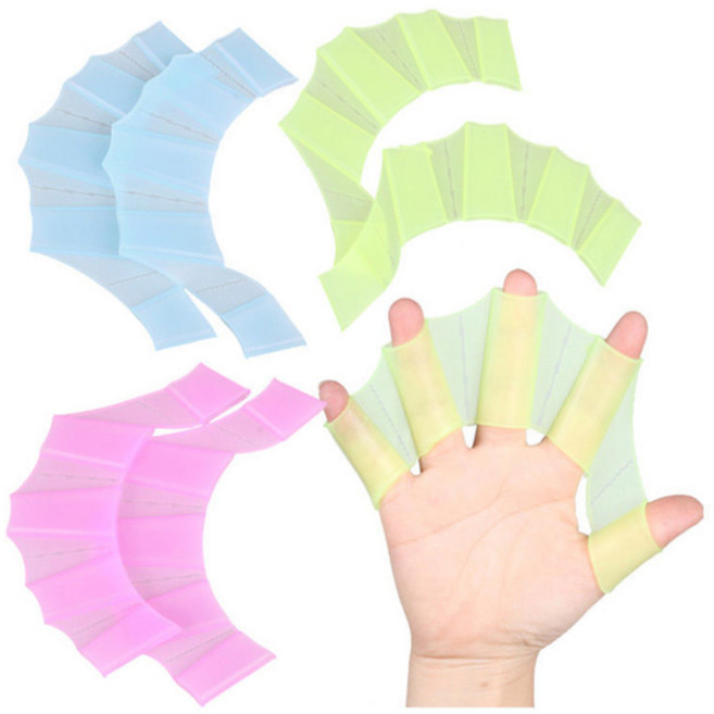 NK 개구리 물갈퀴 오리발 개구리손 물놀이용품, 옐로우