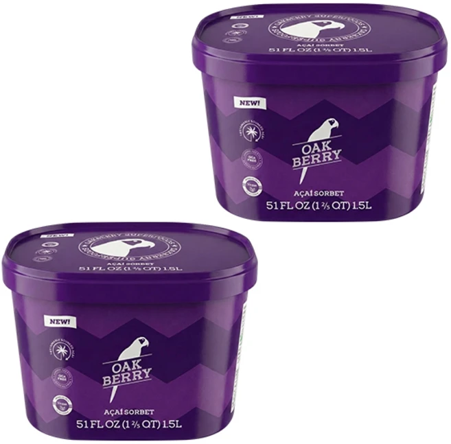 오크베리 아사이볼 빅오크 오리지널, 2개, 1.5L - 쿠팡