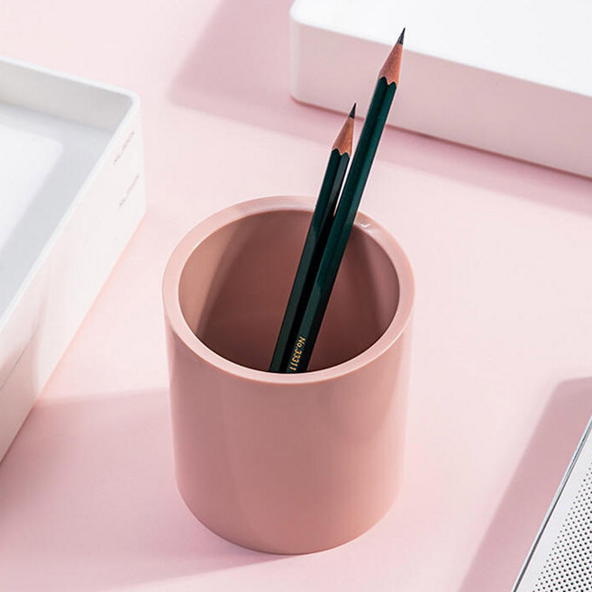 델리 누사인 원형 펜꽂이, 핑크
