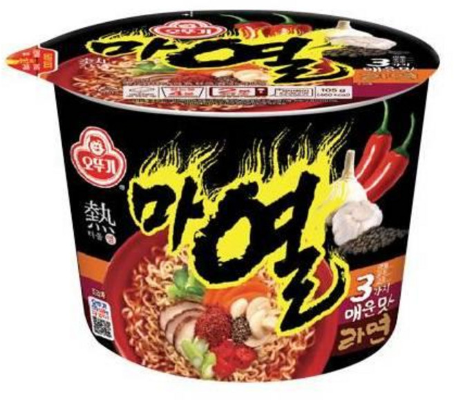 오뚜기 마열라면 용기 3개 1세트, 5개