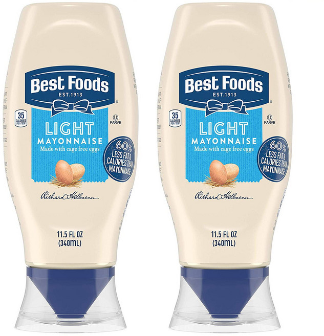베스트푸즈 마요네즈 라이트, 340ml, 2개