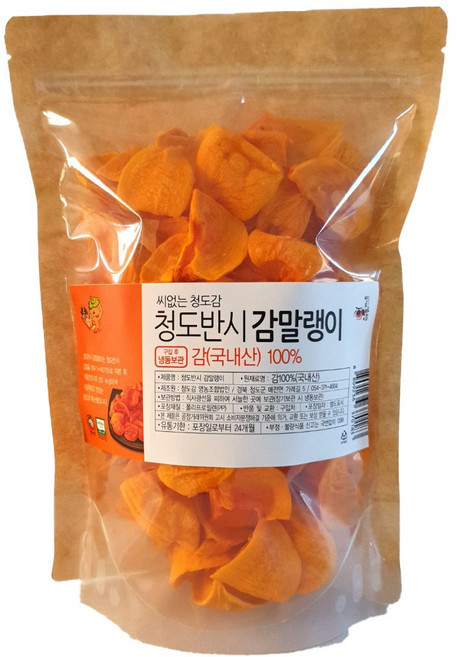 청도감말랭이 달콤촉촉 감말랭이 500g, 1개