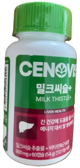 세노비스 밀크씨슬 영양제, 60정, 2개 - 쿠팡