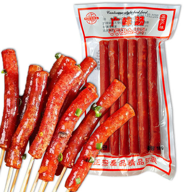 천천중국식품 정정 광동 소시지 썅창, 1개, 180g