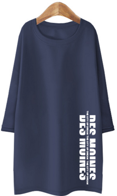 국내생산 오늘출발 블론디 7부소매롱티 모인스