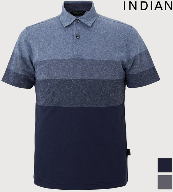 [INDIAN] 린넨혼방 에리형 티셔츠_ MIUASXM3361