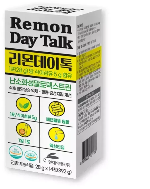 현대약품 하루1포 리몬데이톡 1박스 레몬즙 스틱 식이섬유, 1개, 28g