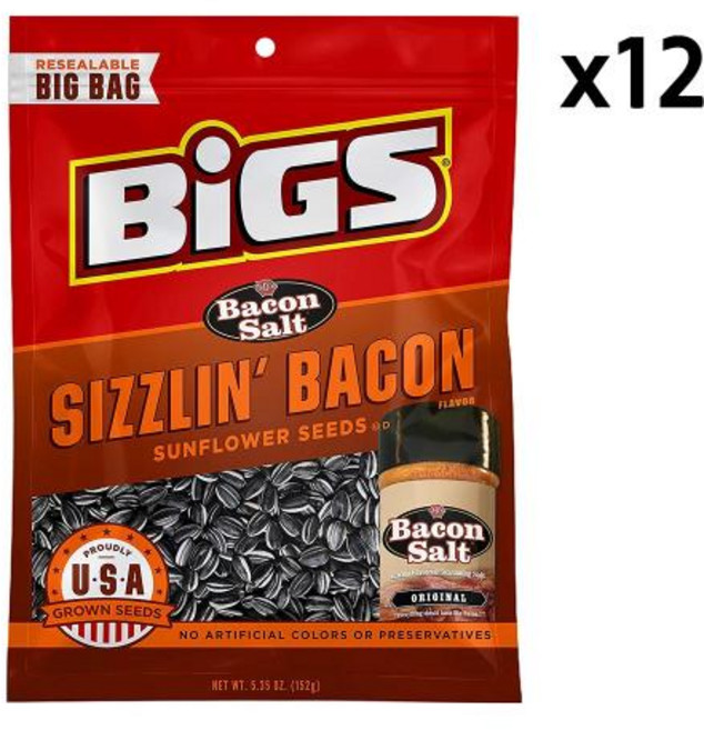 올드 베이 해바라기씨 152g x 12팩 BIGS, 없음
