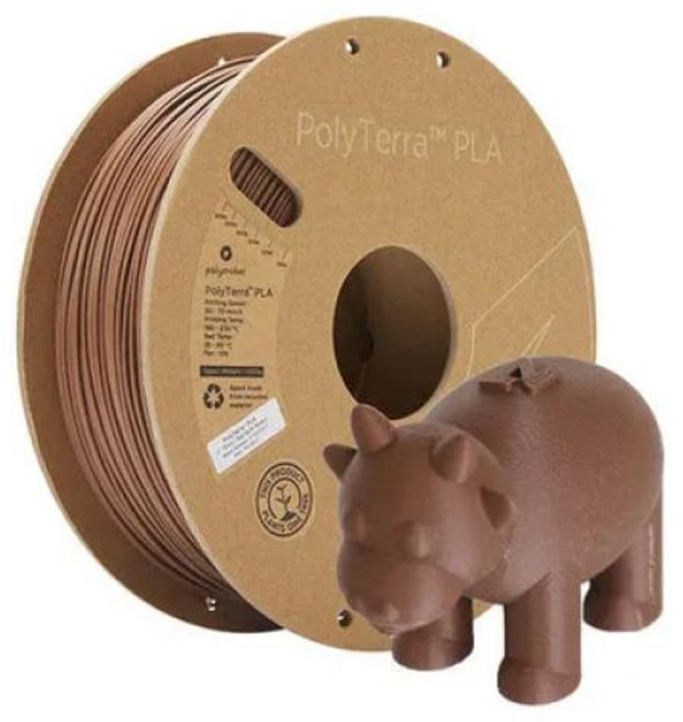 POLYMAKER 폴리메이커 폴리테라 PLA 필라멘트 매트 3D 프린터 1.75mm 1kg, 11) Earth Brown