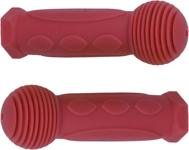 세이프웨이 어린이 킥보드 고무 손잡이, 레드, 1세트