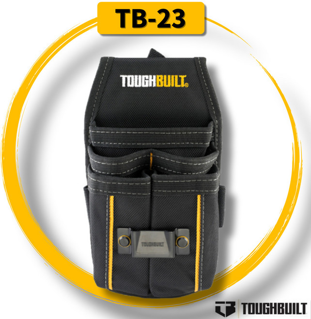 TOUGHBUILT 터프빌트 경량 4배럴 파우치 TB-23, 1개