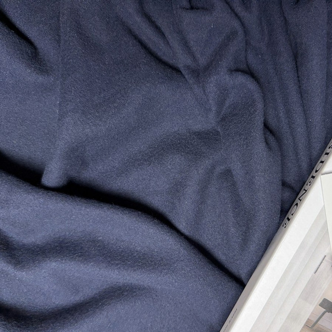 CRT 025 탐나요 폴라 플리스 스판 원단 무지 패브릭 대폭 후리스 천, 1개, 네이비