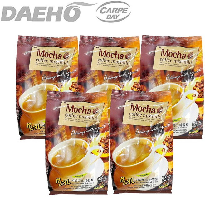 대호 모카 커피믹스 마일드 900g x 5개 / 모카마일드 자판기용커피, 1개, 5개입