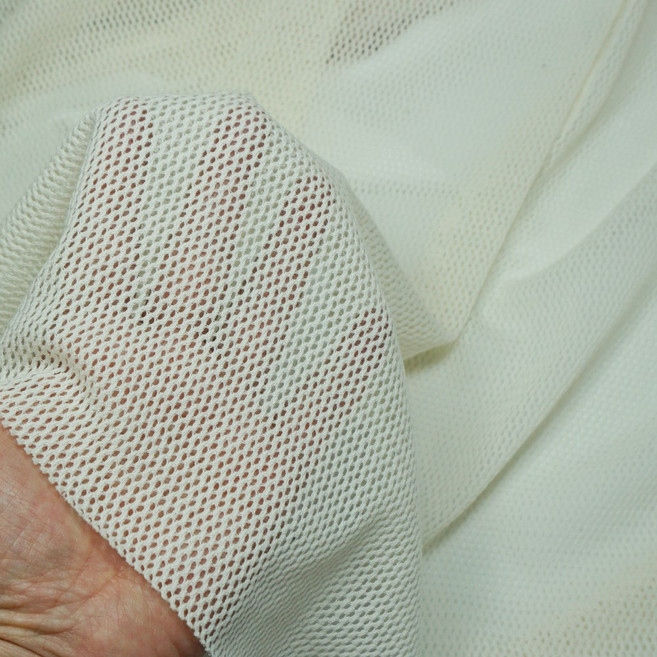 원단대장 면망사 커버 아이보리 천연소재 부드러운천 원단, 1개