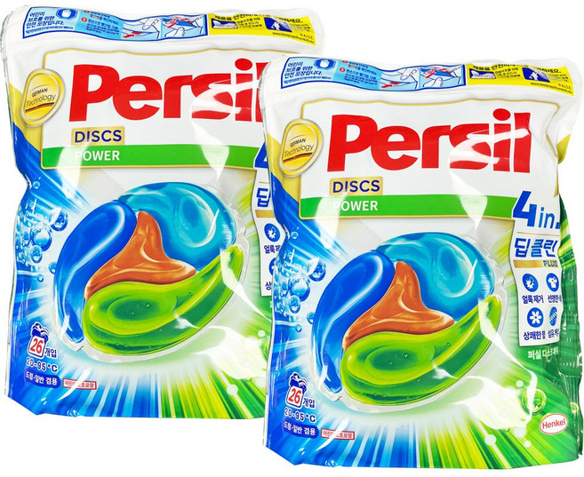 퍼실 디스크 파워 캡슐세제 파우치, 26개입, 1개