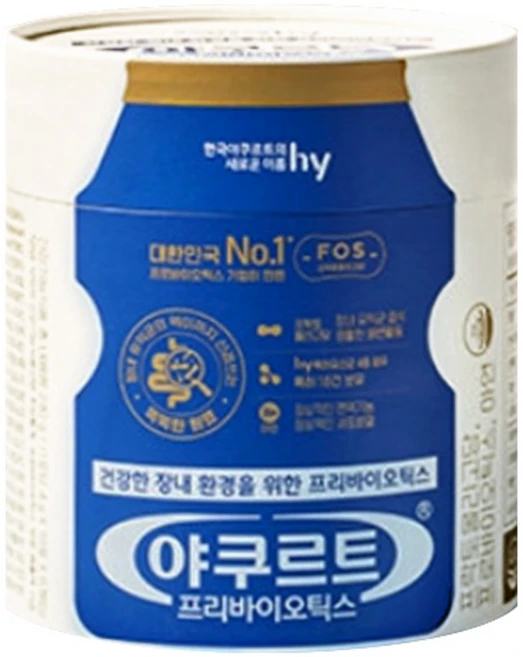 야쿨트 한국 프리바이오틱스 60p, 240g, 1개 - 쿠팡