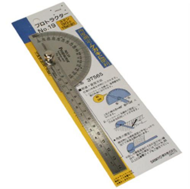 분도기(SANKYO)/산쿄/프로트렉터/각도기, 1개